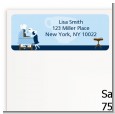 Sip and See It's a Boy - Baby Shower Return Address Labels thumbnail