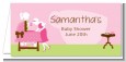 Sip and See It's a Girl - Personalized Baby Shower Place Cards thumbnail