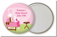 Sip and See It's a Girl - Personalized Baby Shower Pocket Mirror Favors