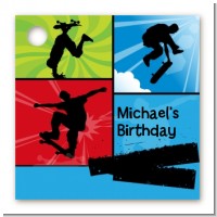 Skateboard - Personalized Birthday Party Card Stock Favor Tags