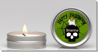 Skull and candle - Halloween Candle Favors
