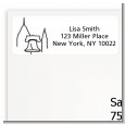 Philadelphia Skyline - Bridal Shower Return Address Labels thumbnail