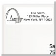 St. Louis Skyline - Bridal Shower Return Address Labels thumbnail