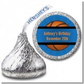 Slam Dunk - Hershey Kiss Birthday Party Sticker Labels