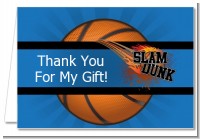 Slam Dunk - Birthday Party Thank You Cards