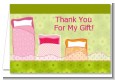 Slumber Party - Birthday Party Thank You Cards thumbnail