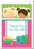 Slumber Party with Friends - Birthday Party Thank You Cards