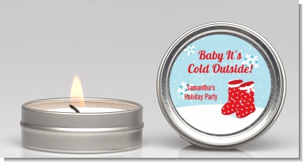 Snow Boots - Christmas Candle Favors