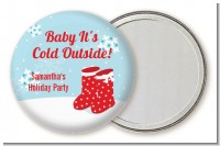 Snow Boots - Personalized Christmas Pocket Mirror Favors