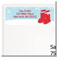 Snow Boots - Christmas Return Address Labels thumbnail