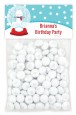Snow Globe Winter Wonderland - Custom Birthday Party Treat Bag Topper thumbnail