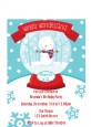 Snow Globe Winter Wonderland - Birthday Party Petite Invitations thumbnail