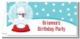 Snow Globe Winter Wonderland - Personalized Birthday Party Place Cards thumbnail
