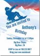 Snowboard - Birthday Party Invitations thumbnail