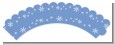 Snowflakes - Birthday Party Cupcake Wrappers thumbnail