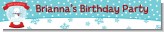 Snow Globe Winter Wonderland - Personalized Birthday Party Banners