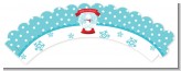 Snow Globe Winter Wonderland - Birthday Party Cupcake Wrappers