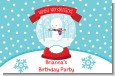 Snow Globe Winter Wonderland - Personalized Birthday Party Placemats thumbnail