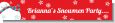 Snowman Fun - Personalized Christmas Banners thumbnail