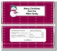 Snowman - Personalized Christmas Candy Bar Wrappers thumbnail