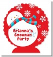 Snowman Fun - Personalized Christmas Centerpiece Stand thumbnail
