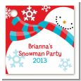 Snowman Fun - Personalized Christmas Card Stock Favor Tags thumbnail