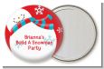 Snowman Fun - Personalized Christmas Pocket Mirror Favors thumbnail