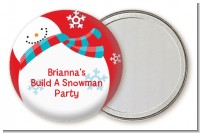 Snowman Fun - Personalized Christmas Pocket Mirror Favors