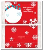 Snowman Fun - Personalized Popcorn Wrapper Christmas Favors