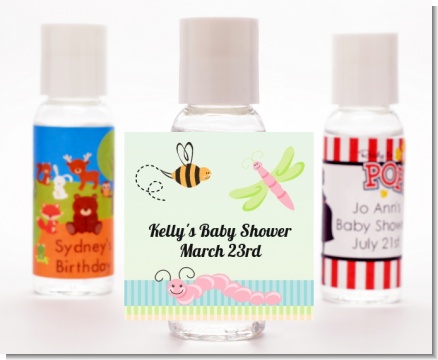 Snug As a Bug - Personalized Baby Shower Hand Sanitizers Favors