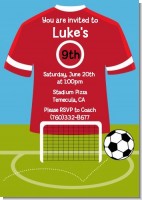 Soccer - Birthday Party Invitations