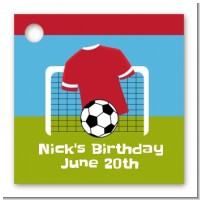 Soccer - Personalized Birthday Party Card Stock Favor Tags