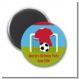 Soccer - Personalized Birthday Party Magnet Favors thumbnail