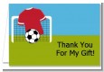 Soccer - Birthday Party Thank You Cards thumbnail