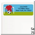 Soccer - Birthday Party Return Address Labels thumbnail
