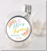 So Happy Together - Personalized Bridal Shower Candy Jar