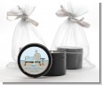 Spa Mom Blue - Baby Shower Black Candle Tin Favors thumbnail