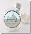 Spa Mom Blue - Personalized Baby Shower Candy Jar thumbnail