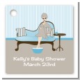 Spa Mom Blue - Personalized Baby Shower Card Stock Favor Tags thumbnail