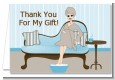 Spa Mom Blue - Baby Shower Thank You Cards thumbnail