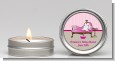 Spa Mom Pink African American - Baby Shower Candle Favors thumbnail