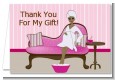 Spa Mom Pink African American - Baby Shower Thank You Cards thumbnail