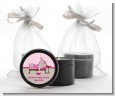 Spa Mom Pink - Baby Shower Black Candle Tin Favors thumbnail
