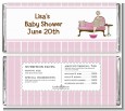 Spa Mom Pink - Personalized Baby Shower Candy Bar Wrappers thumbnail