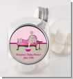 Spa Mom Pink - Personalized Baby Shower Candy Jar thumbnail