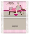Spa Mom Pink - Personalized Popcorn Wrapper Baby Shower Favors thumbnail