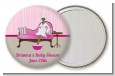 Spa Mom Pink African American - Personalized Baby Shower Pocket Mirror Favors thumbnail