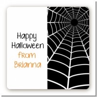 Spider - Square Personalized Halloween Sticker Labels
