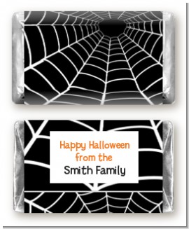 Spider - Personalized Halloween Mini Candy Bar Wrappers