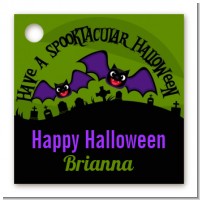 Spooky Bats - Personalized Halloween Card Stock Favor Tags